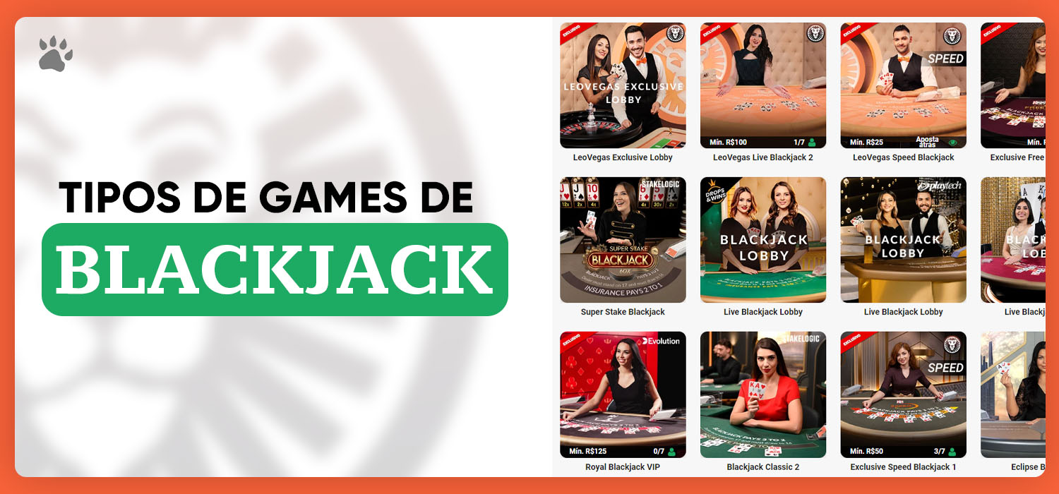 tipos de games de blackjack online leovegas